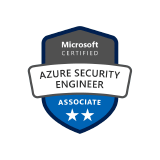 Azure Security Engineer Associate, issued by Microsoft